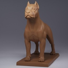 dogo argentin art animal mignonne chien Argentine sculptures nature 3d print model - Mito3D