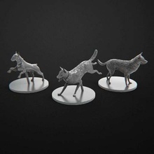 cães de companhia zombicide perros compa ia jogo brinquedo acessórios 3d print model - Mito3D