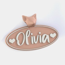 plaque d'identification Olivia 3d print model - Mito3D