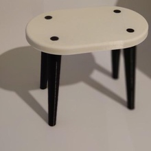 Puppenhaus Tisch Spiel - Spielzeug 3d print model - Mito3D