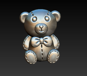 doll bear Art 3d print model - Mito3D