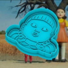 oyuncak bebek kalamar oyun maske kesici kurabiye 3d print model - Mito3D