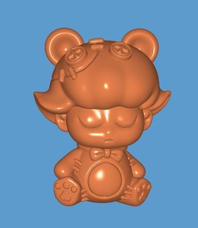 Bambola fatto mano 3d print model - Mito3D