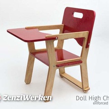 bambola alta sedia applicata cnc casa mobilia di modello zenziwerken stepcraft compensato seggiolone mobili router la 3d print model - Mito3D