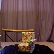 casa di bambola sedia scansione art makerbotdigitizer 3d print model - Mito3D