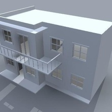 casa de boneca arquivo stl arquitetura brinquedo 3d print model - Mito3D