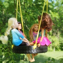 boneca pneu balanço brinquedo Barbie jogos acessório acessórios 12 polegada miniatura pequeno ar livre Toque 3d print model - Mito3D