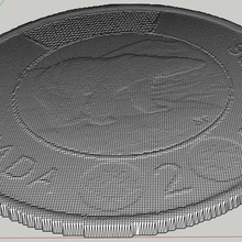 2 dollar coin art coins badges 3d print model - Mito3D