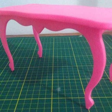 dolls table game house 3d print model - Mito3D