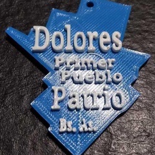 dolores keychain various ring key 3d print model - Mito3D