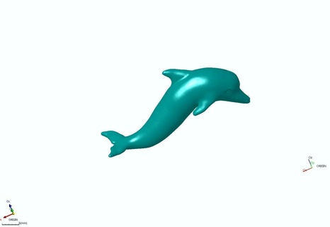 dolphin 3d print model - Mito3D
