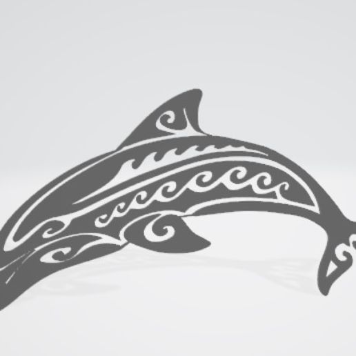 dolphin 3D print model - Mito3D