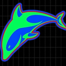 Delfin Plätzchen Cutter Spielzeug Kekse Tier Wal 3d print model - Mito3D