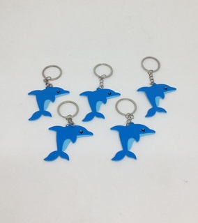 dolphin keychain delfin sea animals 3d print model - Mito3D
