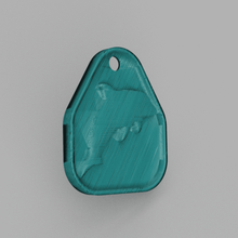 Delfin Schlüsselanhänger keychain dolphin idealab 3d print model - Mito3D