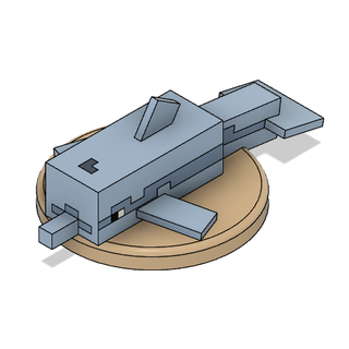 golfinho Minecraft estatueta jogos 3d print model - Mito3D