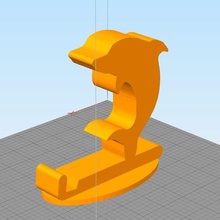 dolphin supporto vari 3d print model - Mito3D