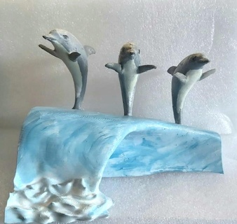 delfini delfino 3d print model - Mito3D