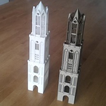 tour dom - utrecht de l'architecture pays-bas la cathédrale 3d print model - Mito3D