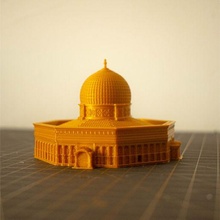 dome rock jerusalem architecture art building craft replica landmark collection 3d print model - Mito3D