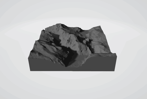 dome usa 3d topography stl map yosemite national park california granite iconic landmark rock climbing hiking trails subdome nevada fall vertical northwest face glacier point wilderness permits cable route 3d print model - Mito3D