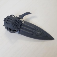 dominion crusader punch blade hand 28mm game games 3d print model - Mito3D