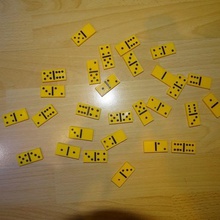 domino-Spiel Spiel Dominosteine Familie spielen 3d print model - Mito3D