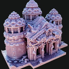 domoidalite drucken Architektur Architektur-Abschnitt Kuppeln Dom Gebäude Struktur Kirche 3d print model - Mito3D
