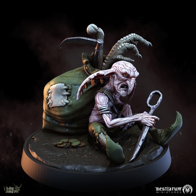 domovoy juego demonio bestia oscuro bosque horror miniaturas rpg guerra corrupto duende 5e baphomet sombrío animales fantasía oscura salmo prohibido terror popular 3d print model - Mito3D