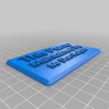 don 2 customized office 3d print model - Mito3D