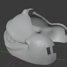 don Rey Kong boquilla dk nintendo logo máscara 3d print model - Mito3D