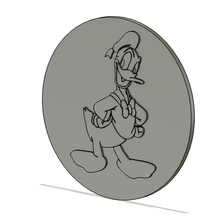 Donald ördek bardak altlığı 3d print model - Mito3D