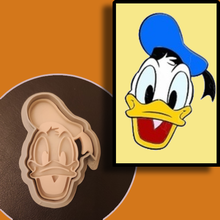 donald duck cookie cutter tool cookies disney paperino 3d print model - Mito3D