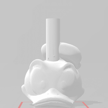 Donald Pato bocal shisha extrusora bongo fumaça narguilé filme Disney 3d print model - Mito3D