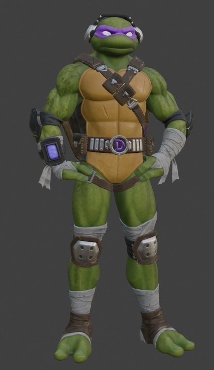 donatello dias tmnt tartarugas personagem 3D print model - Mito3D