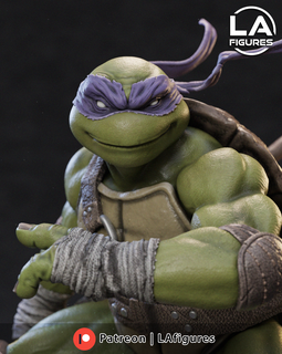 donatello - tmnt collectibles lafigures resin 3d print toy action figure statue donnie teenage mutant ninja turtles download turtle art 3d print model - Mito3D