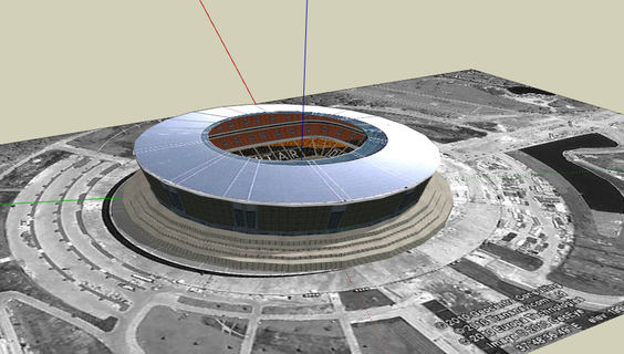 donbass arena Donetsk Shaktar 3d print model - Mito3D