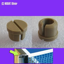 donic compatible table tennis pole tip various post top bung donation net earmold 3d print model - Mito3D