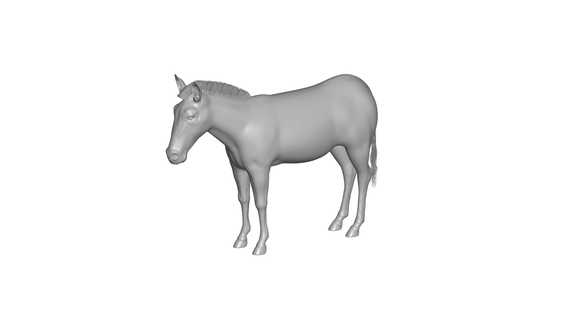 donkey 3d print model - Mito3D