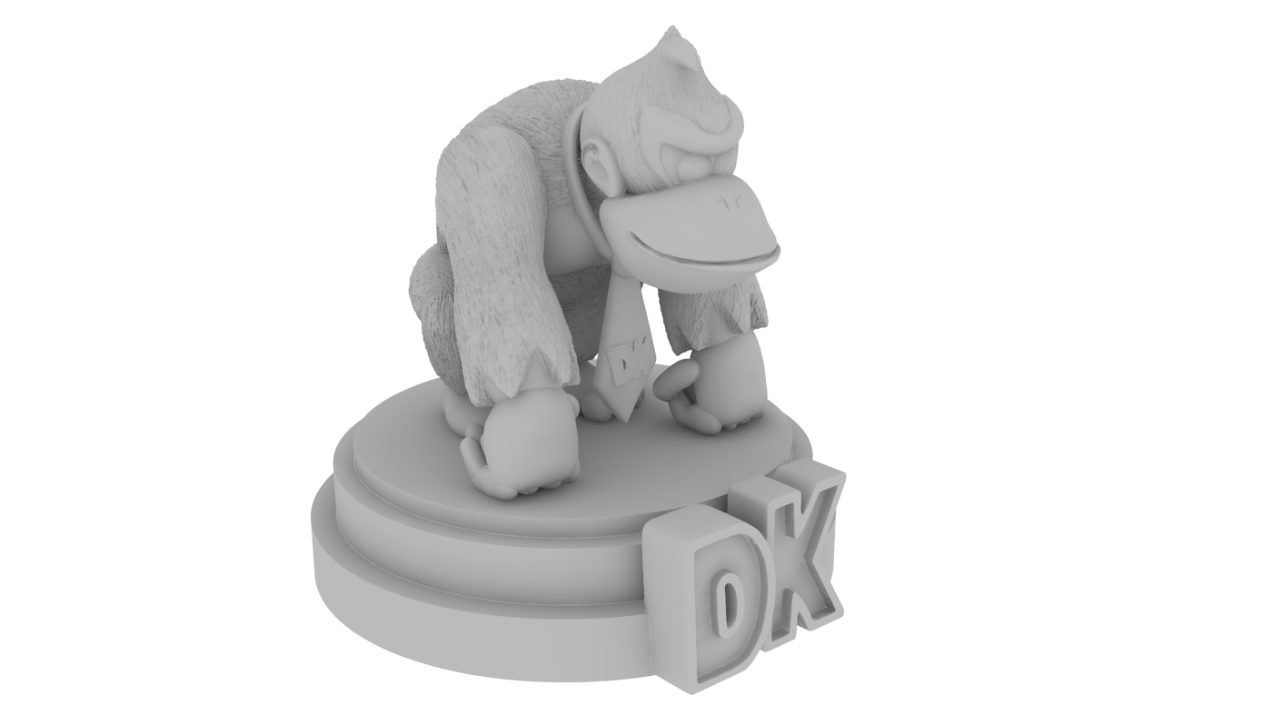 donkey kong 3D print model - Mito3D