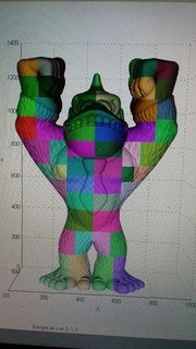 donkey kong 1metre 20 120 pieces mario gorilla figurine monkey 3d print model - Mito3D