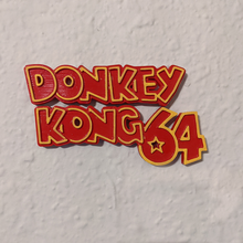 asno kong 64 parede estante decoração jogos dk Nintendo jogador 3d print model - Mito3D