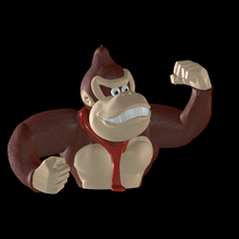 Burro Kong busto juego dk juguete 3d print model - Mito3D