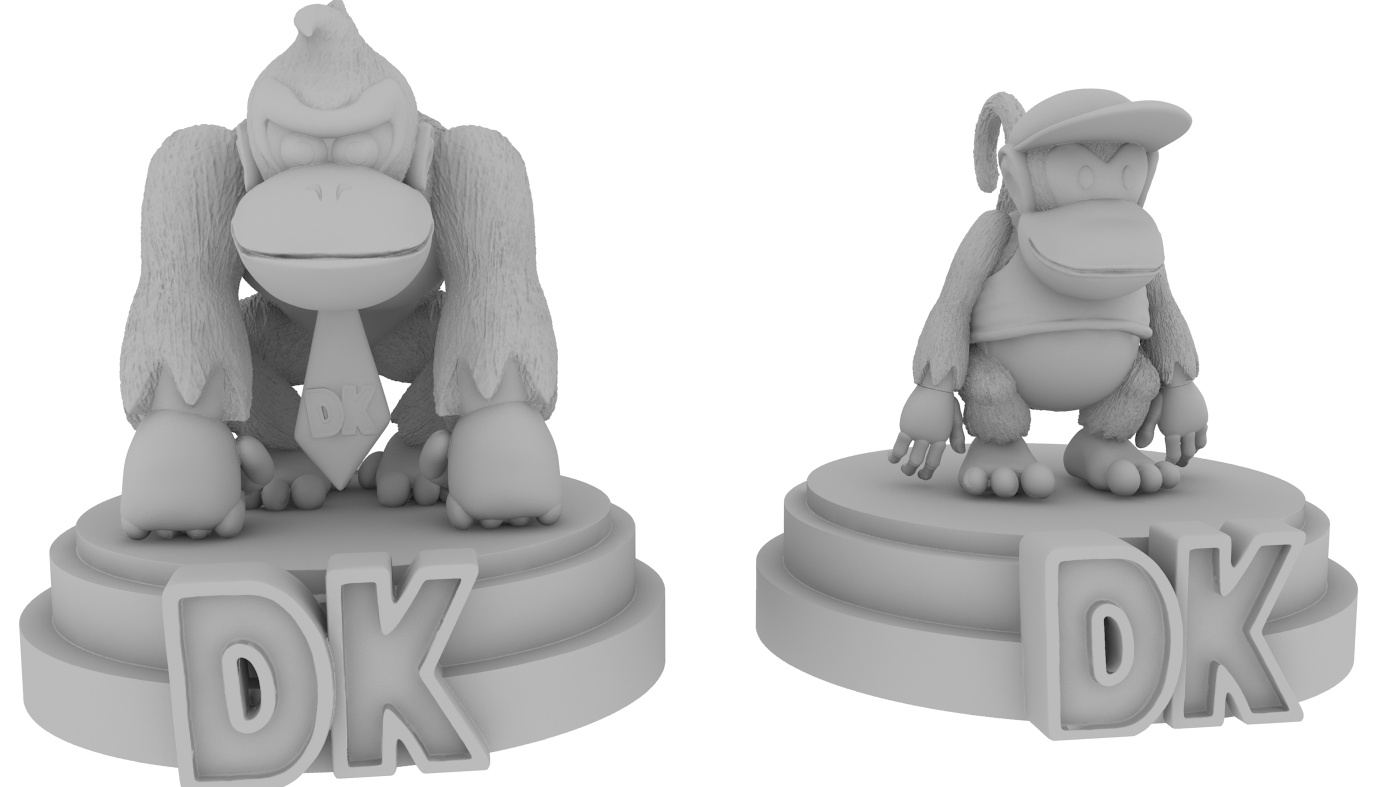 Burro Kong diddy 3D print model - Mito3D