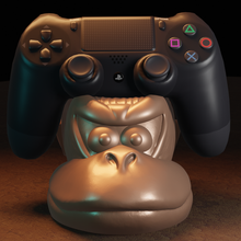 Burro Kong palanca mando cabeza ps5 ps4 nintendo gorila 3d print model - Mito3D