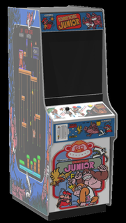 Burro Kong jr arcada máquina retro juegos nintendo 3d print model - Mito3D