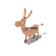 burro de shrek.varios.animal.jannie.en miniatura.de juguete.ne.jouet 3d print model - Mito3D