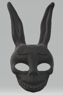 donnie darko maschera Halloween 3d print model - Mito3D