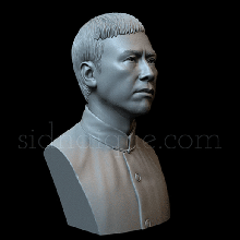 Donnie Yen ip Kunst Chirrut Büste Charakter Ähnlichkeit realistisch Sidnaique Skulptur 3d Drucken Modell 3d print model - Mito3D