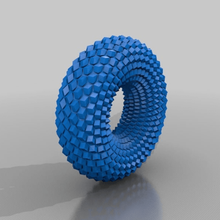 donut Kunst Mathe-Kunst 3d print model - Mito3D